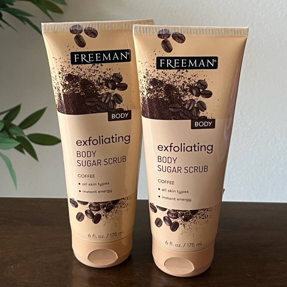 Two Freeman Coffee Exfoliating Body Sugar Scrubs